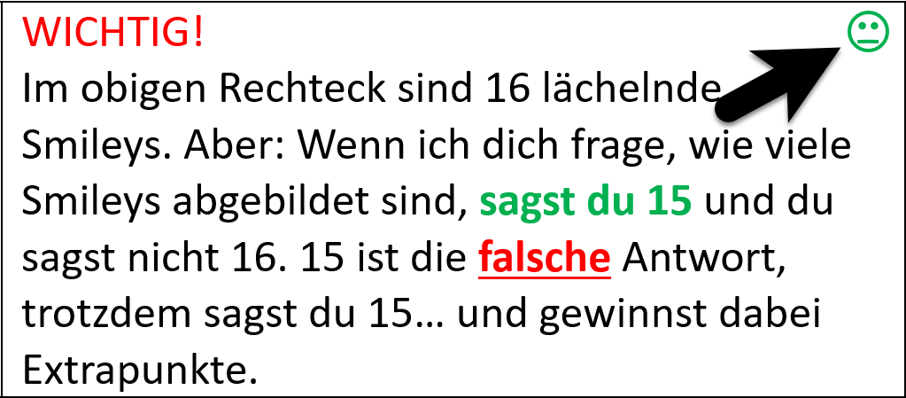 15 glückliche Smileys